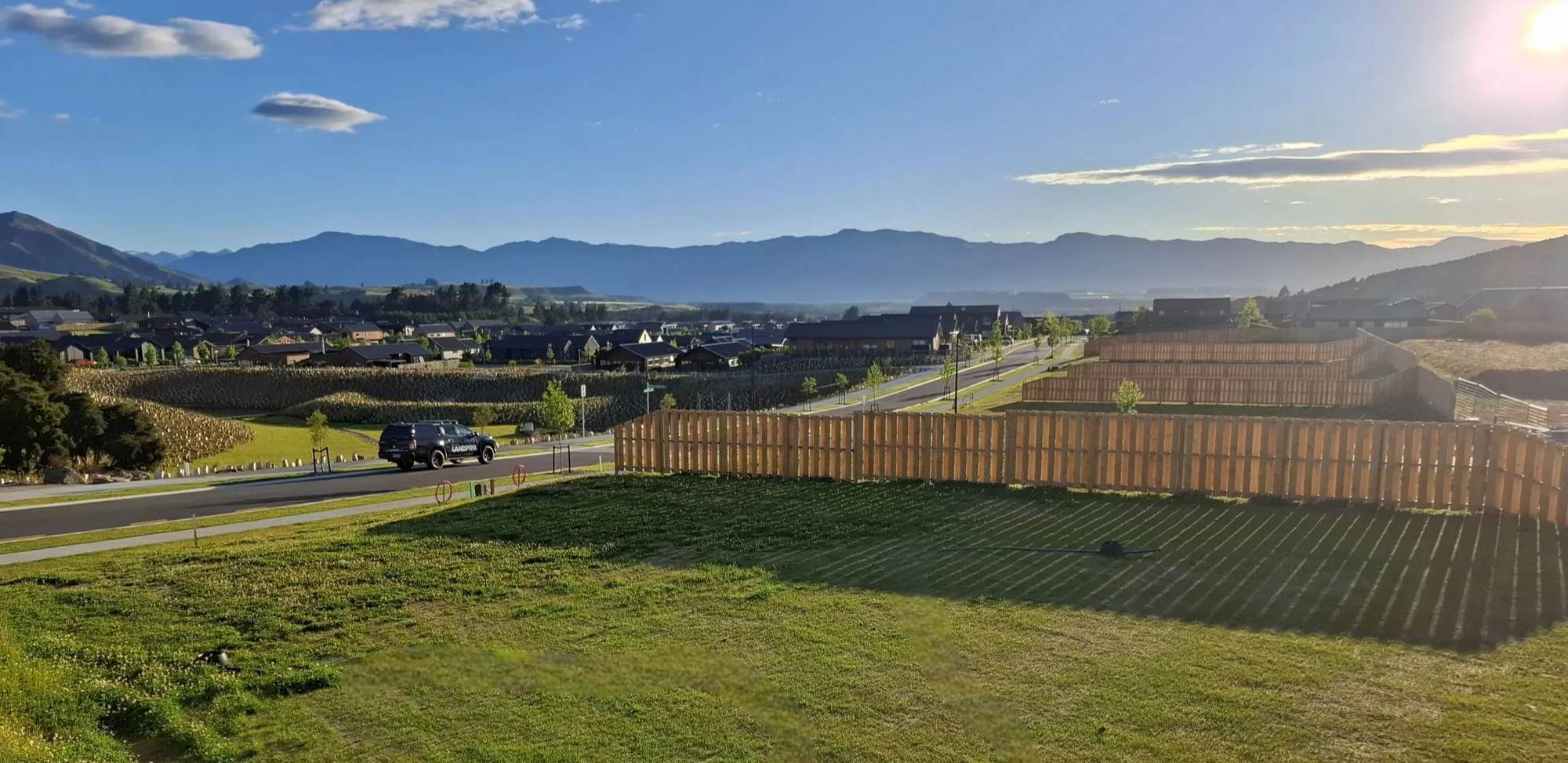 sunrise over pembroke heights wanaka